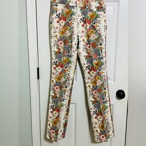 WRANGLERxFREE PEOPLE Westward 626 Floral Bootcut Jean. 29 x 32. NWOT. RETAIL 138